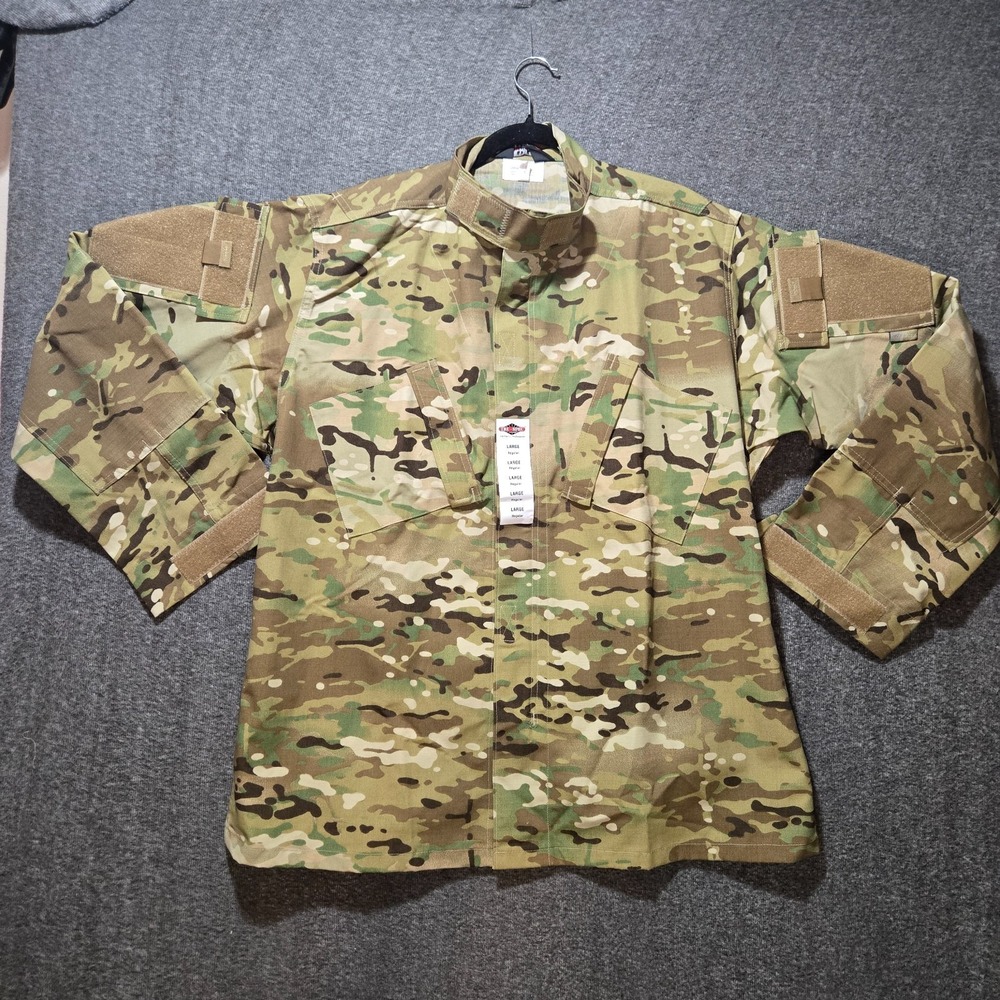 Tru-Spec Mens Multicam Camouflage Tactical Response Uniform Shirt L Regular